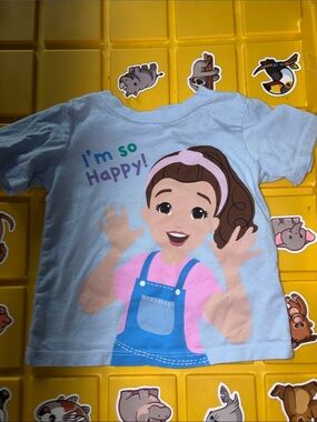 Kids' Light Blue 'I'm So Happy' Graphic Tee